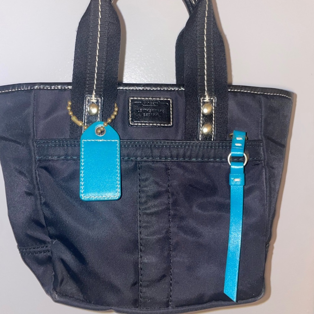 Black and Blue mini bag